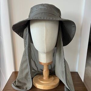 SNOW PEAK Insect Shield Hat - Khaki
